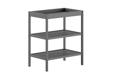 Wickelregal Kara-lynn 79x50x95 Massivholz Buche Anthrazit