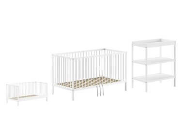 Babyzimmer Set Kara-lynn 5 Babyzimmer komplett Massivholz...