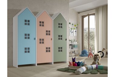 Regalschrank Set Kania 173x37x171 Standregal MDF...