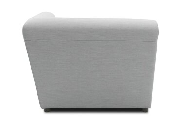 Gartenlounge Ecke Boudicca 106x80x106 mit Outdoorbezug in silber