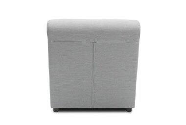 Gartenlounge Liege Boudicca 73x85x169 mit Outdoorbezug in silber