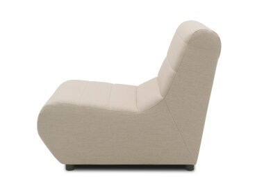 Gartenlounge Sessel Boudicca 73x80x102 mit Outdoorbezug in taupe