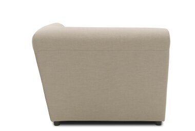 Gartenlounge Ecke Boudicca 106x80x106 mit Outdoorbezug in taupe