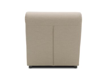 Gartenlounge Liege Boudicca 73x85x169 mit Outdoorbezug in taupe
