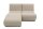Gartenlounge Set 2 Boudicca 146x80x152 mit Outdoorbezug in taupe
