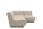 Gartenlounge Set 3 Boudicca 179x80x179 mit Outdoorbezug in taupe