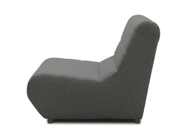 Gartenlounge Sessel Boudicca 73x80x102 mit Outdoorbezug in anthrazit