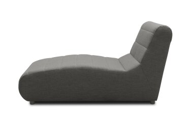 Gartenlounge Liege Boudicca 73x85x169 mit Outdoorbezug in anthrazit