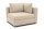 Gartenlounge Ecke Links Bozhana 110x67x96 mit Outdoorbezug in beige