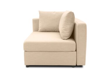 Gartenlounge Ecke Rechts Bozhana 110x67x96 mit Outdoorbezug in beige