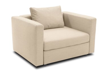 Gartenlounge Relaxsessel Bozhana mit Outdoorbezug in beige