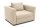 Gartenlounge Relaxsessel Bozhana mit Outdoorbezug in beige