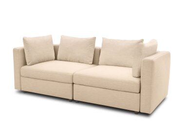 Gartenlounge Sofa 2-Sitzer Bozhana 220x67x96 mit...