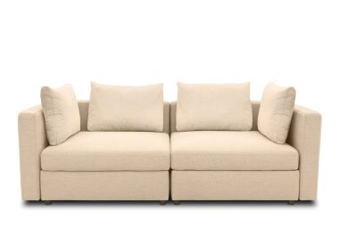 Gartenlounge Sofa 2-Sitzer Bozhana 220x67x96 mit...