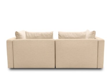 Gartenlounge Sofa 2-Sitzer Bozhana 220x67x96 mit Outdoorbezug in beige