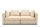 Gartenlounge Sofa 2-Sitzer Bozhana 220x67x96 mit Outdoorbezug in beige