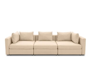 Gartenlounge Sofa 3-Sitzer Bozhana 312x67x96 mit...