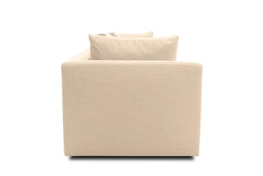 Gartenlounge Sofa 3-Sitzer Bozhana 312x67x96 mit Outdoorbezug in beige