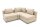 Gartenlounge Set 2 Bozhana mit Outdoorbezug in beige