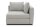 Gartenlounge Ecke Links Bozhana 110x67x96 mit Outdoorbezug in silber