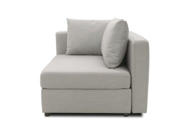 Gartenlounge Ecke Rechts Bozhana 110x67x96 mit Outdoorbezug in silber