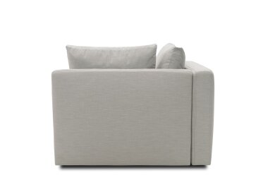 Gartenlounge Ecke Rechts Bozhana 110x67x96 mit Outdoorbezug in silber