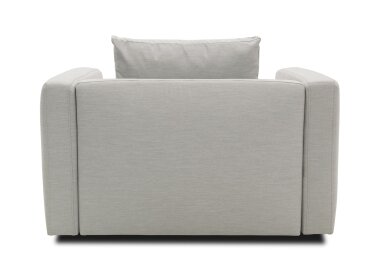 Gartenlounge Relaxsessel Bozhana mit Outdoorbezug in silber