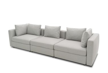 Gartenlounge Sofa 3-Sitzer Bozhana 312x67x96 mit...