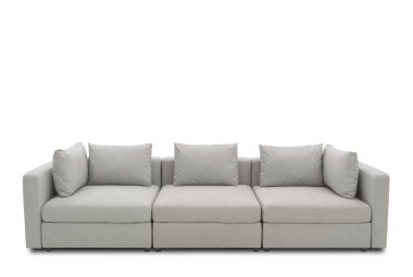 Gartenlounge Sofa 3-Sitzer Bozhana 312x67x96 mit...