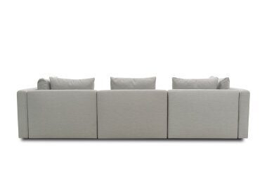 Gartenlounge Set 1 Bozhana 312x67x174 mit Outdoorbezug in silber