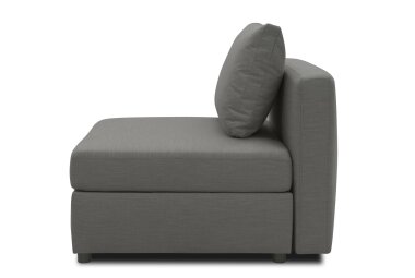 Gartenlounge Sessel Bozhana 92x67x96 mit Outdoorbezug in anthrazit