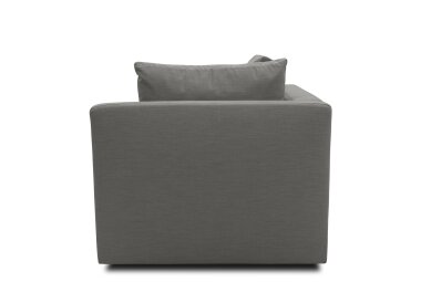 Gartenlounge Ecke Links Bozhana 110x67x96 mit Outdoorbezug anthrazit