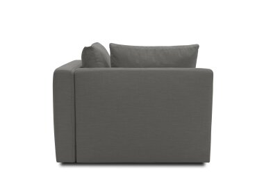 Gartenlounge Ecke Links Bozhana 110x67x96 mit Outdoorbezug anthrazit