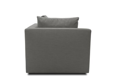 Gartenlounge Ecke Rechts Bozhana 110x67x96 mit Outdoorbezug anthrazit