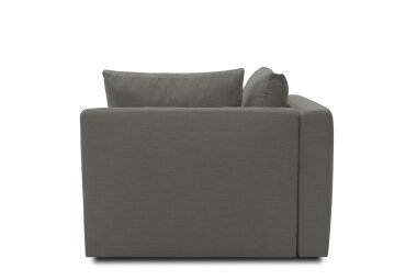 Gartenlounge Ecke Rechts Bozhana 110x67x96 mit Outdoorbezug anthrazit