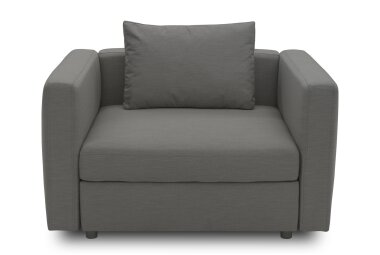 Gartenlounge Relaxsessel Bozhana mit Outdoorbezug in...