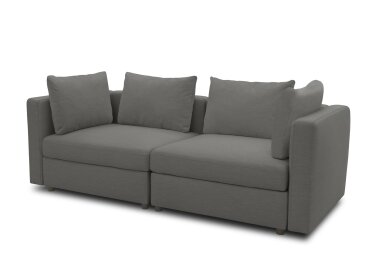 Gartenlounge Sofa 2-Sitzer Bozhana 220x67x96 Outdoorbezug...