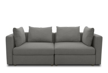Gartenlounge Sofa 2-Sitzer Bozhana 220x67x96 Outdoorbezug...