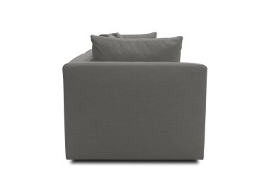 Gartenlounge Sofa 3-Sitzer Bozhana 312x67x96 Outdoorbezug in anthrazit