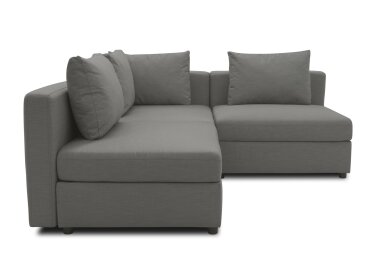 Gartenlounge Set 2 Bozhana mit Outdoorbezug in anthrazit