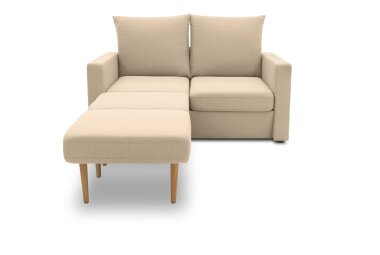 Gartenlounge Set 1 Bozhitsa 170x104x105 mit Outdoorbezug in beige