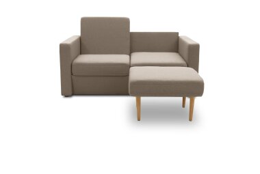 Gartenlounge Set 1 Bozhitsa 170x104x105 mit Outdoorbezug in braun