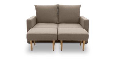 Gartenlounge Set 1 Bozhitsa 170x104x105 mit Outdoorbezug in braun