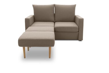 Gartenlounge Set 1 Bozhitsa 170x104x105 mit Outdoorbezug in braun