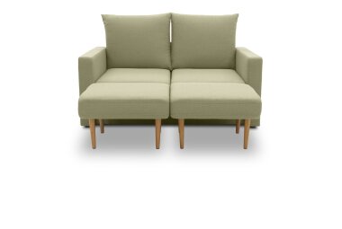 Gartenlounge Set 1 Bozhitsa 170x104x105 mit Outdoorbezug in grün