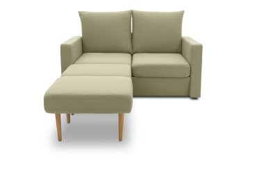 Gartenlounge Set 1 Bozhitsa 170x104x105 mit Outdoorbezug in grün