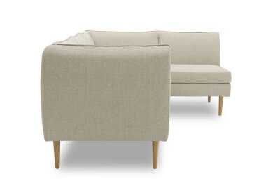 Gartenlounge Ecklounge Braelyn 241x82x159 mit Outdoorbezug in sand