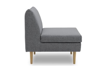 Gartenlounge Sessel Braelyn 70x82x82 mit Outdoorbezug in anthrazit