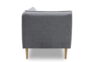 Gartenlounge Sofa 2-Sitzer Links Braelyn 159x82x82 Bezug in anthrazit