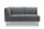 Gartenlounge Sofa 2-Sitzer Links Braelyn 159x82x82 Bezug in anthrazit